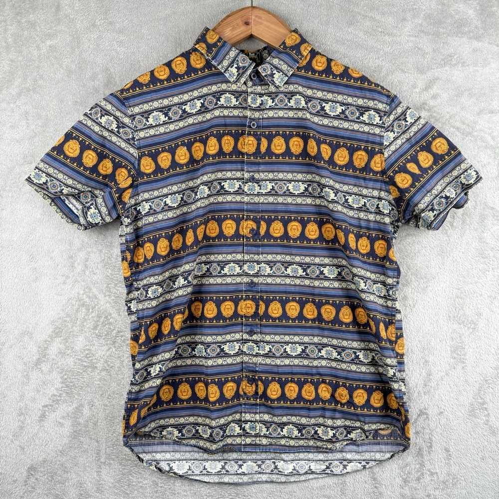 Disney Our Universe Aladdin Magic Carpet Button Up Shirt Mens XL Vacation‎